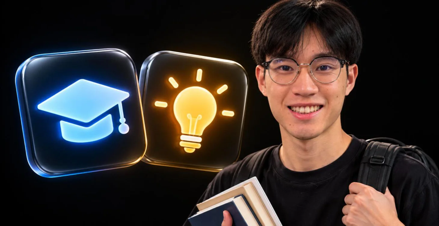AI 學生攻略:免費溫書方法、學生優惠及 5 條功課指令封面