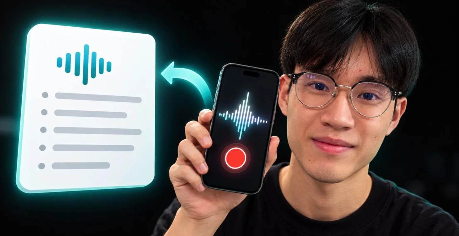 AI 會議記錄教學:廣東話錄音轉文字+整理會議紀錄封面